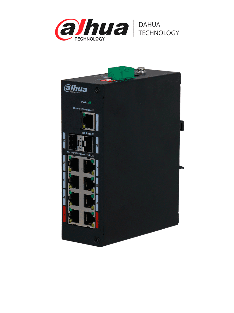 DAHUA PFS3211-8GT-120 – Switch Poe de 8 Puertos Gigabit 8 Puertos PoE