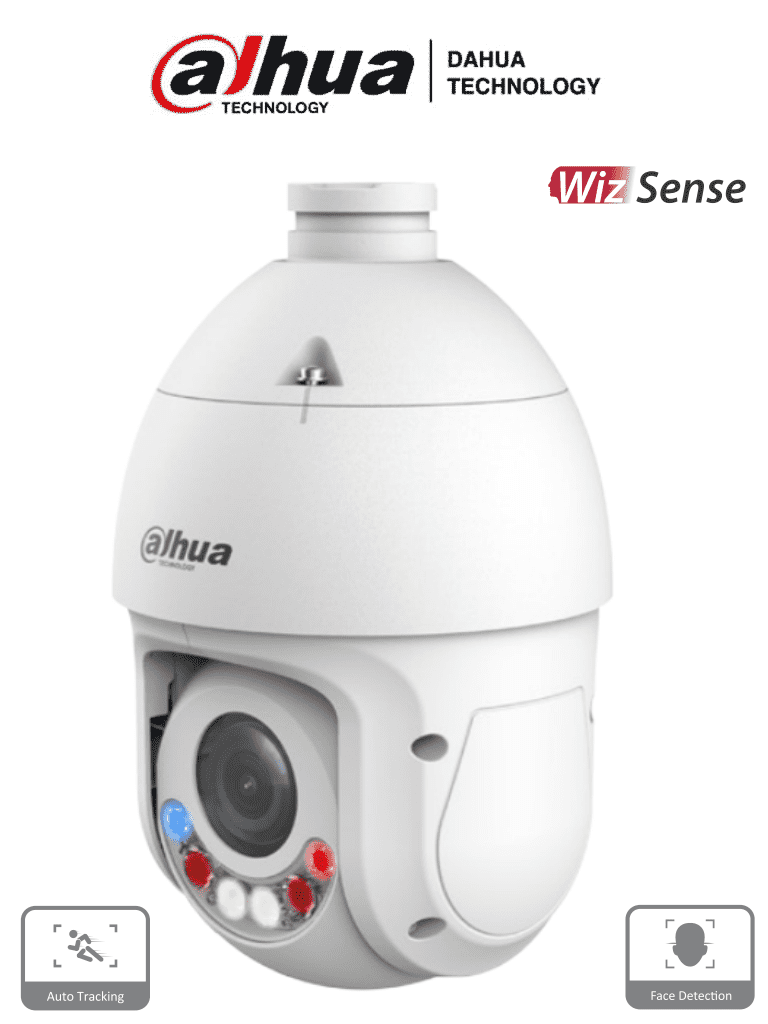 DAHUA SD4E425GB-HNR-A-PV1 – Cámara IP PTZ de 4 MP con WizSense, TiOC,