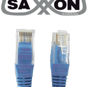 SAXXON P5E1UA – Cable patch cord UTP 1 metro CAT 5E Color azul. TCE119 SAXXON P5E1UA – Cable patch cord UTP 1 metro CAT 5E Color azul. TCE119