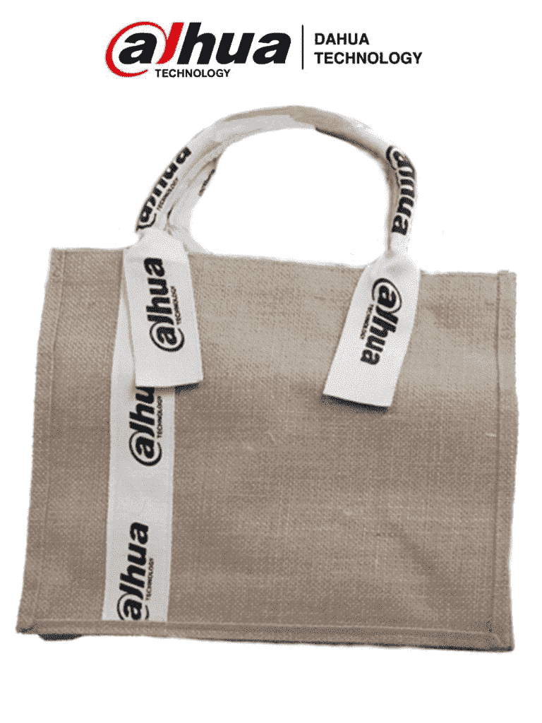 DAHUA MATPRO039 – Bolsa Usos Multriples Tipo Yute con Logo Dahua Promo