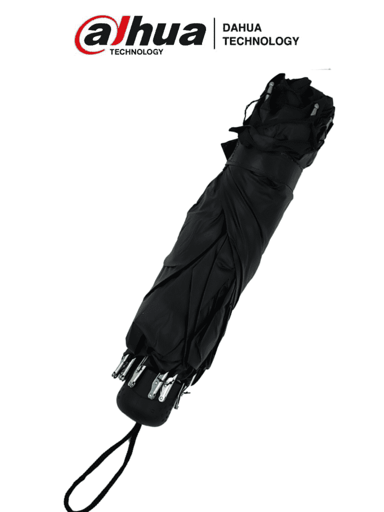 DAHUA MATPRO037 – Sombrilla Negra con Logo Dahua Promocional. DHT30100
