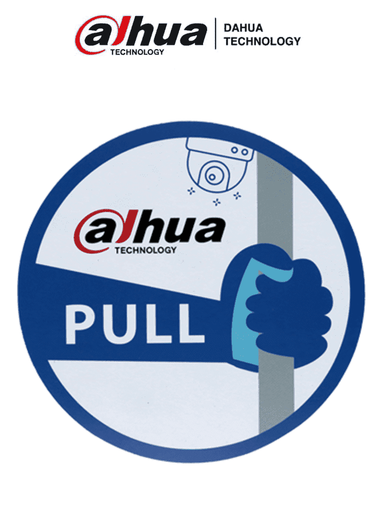 DAHUA MATPRO041 – Calcomanía para Puertas Puertas de Cristal con Logo