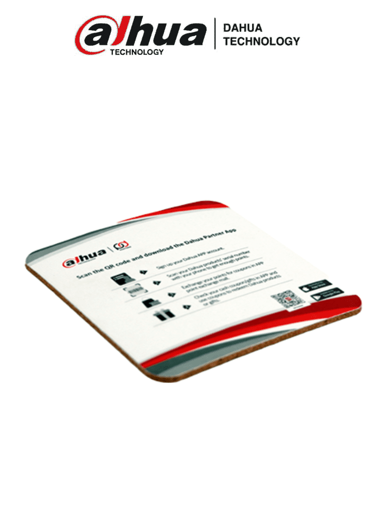 DAHUA MATPRO050 – Porta Vaso con Info Dahua Partner APP Promocional. D