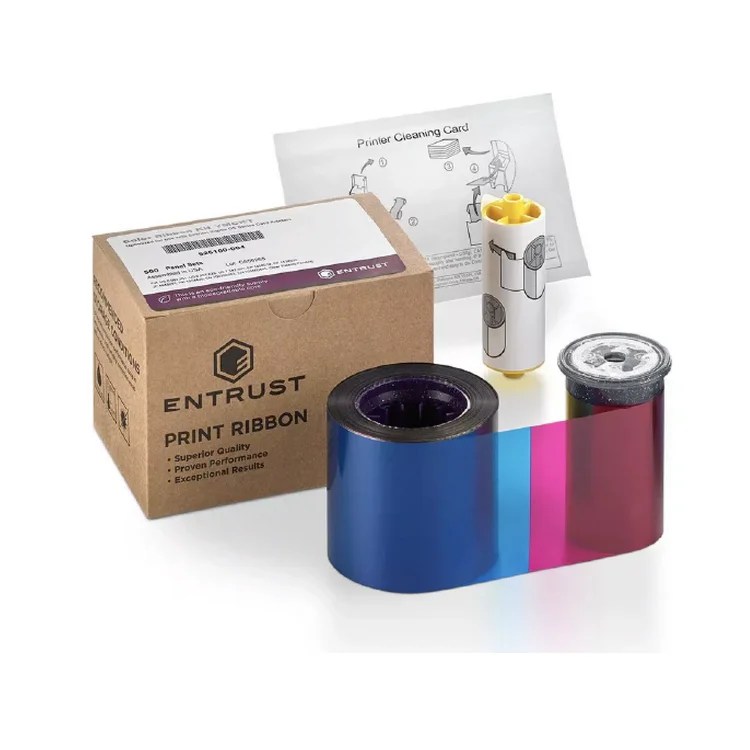 Cinta Color YMCKT-KT p/ CD800 350 lmp Datacard