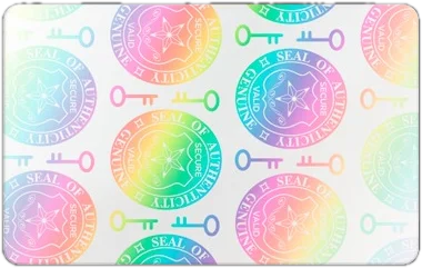 Laminado con Holograma para Proteger tus Credenciales Sticker Paquete con 100 pzas