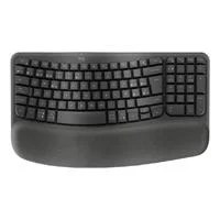 TECLADO LOGITECH WAVE KYES GRAFITO INALAMBRICO ERGONOMICO EASY-SWITCH