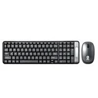KIT DE TECLADO Y MOUSE INALAMBRICO MULTIMEDIA BROBOTIX GRIS