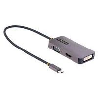 ADAPTADOR DE VIDEO USB C STARTECH, ADAPTADOR USB TIPO C A HDMI VGA DVI