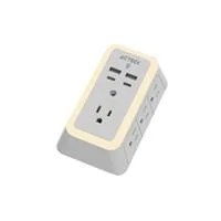CARGADOR DE PARED ACTECK ENERGON LUMINA CP515  11 EN 1  7 X TOMACORRIE