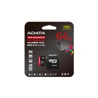 MEMORIA ADATA MICRO SDXC/SDHC 64GB UHS-I VIDEOVIGILANCIA 24/7 100MB/80