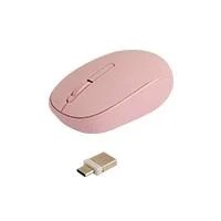 MOUSE INALAMBRICO OPTICO ERGONOMICO 1000 DPI RECEPTOR DUAL (USB Y TIPO