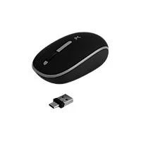 MOUSE INALAMBRICO OPTICO ERGONOMICO 1000 DPI RECEPTOR DUAL (USB Y TIPO