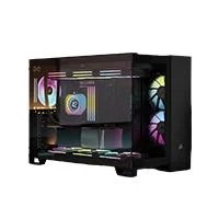 GABINETE CORSAIR 2500X LINK NEGRO/SEMI- TORRE MICRO-ATX MITX /CRISTAL