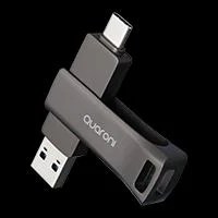 MEMORIA QUARONI 32GB USB 3.2  DUAL A AND C  OTG  METALICA