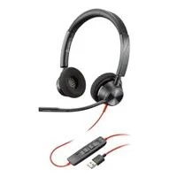 DIADEMA HP POLY 8X220AA BLACKWIRE C3320 ALAMBRICA BINAURAL USB-A CON C