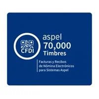 ASPEL 70000 TIMBRES (PARA FACTURE, CAJA, SAE O NOI) (ELECTRONICO)