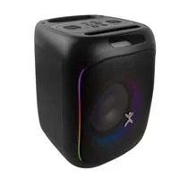 BOCINA MINI INALAMBRICA BLUETOOTH RECARGABLE PORTATIL LUZ RGB 30W FUNC