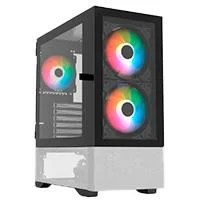 GABINETE GAMER BALAM RUSH NITROX CRYSTAL 5500 CBW  MEDIA TORRE  ATX, M