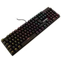 TECLADO GAMING MECANICO LUZ RGB BASTION VORTRED BY PERFECT CHOICE LEGA
