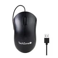 MOUSE ALAMBRICO TECHZONE TZACMOA01 1200 DPI 1.5 MTRS NEGRO