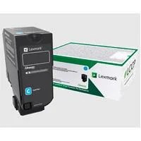 TONER LASER LEXMARK COLOR CYAN RENDIMIENTO ESTANDAR, NP 74C4SC0, HASTA