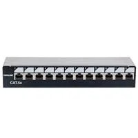 PANEL PARCHEO,INTELLINET,720618, CAT 5E, 12 PTOS ESCRITORIO C/BLOQUEO