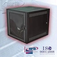 GABINETE NORTH SYSTEM MONTAJE EN PARED 9 U.R. S/E SIN EQUIPO NEGRO TEX