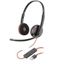 DIADEMA HP POLY 8X228A6 BLACKWIRE C3220 ALAMBRICA BINAURAL USB-A USB-C