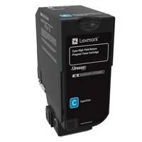 TONER LASER LEXMARK COLOR CIAN DE ALTO RENDIMIENTO  NP 74C4HC0  PARA C