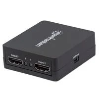 VIDEO SPLITTER,MANHATTAN,207652, HDMI 1080P, 1 IN:2 OUT, ALIMENTADO PO