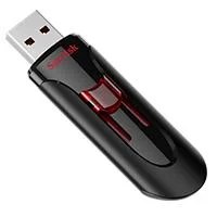 MEMORIA SANDISK 128GB USB 3.0 CRUZER GLIDE Z600 NEGRO C/ROJO SDCZ600-1