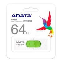 MEMORIA ADATA 64GB USB 3.2 UV320 RETRACTIL BLANCO-VERDE (AUV320-64G-RW