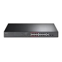 SWITCH |TP-LINK | TL-SL1218MP | 16 PUERTOS RJ45 10/100 MBPS POE CON 2