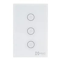 APAGADOR INTELIGENTE DE PARED / MIRATI / WIFI 2.4GHZ / 3 APAGADOR TOUC