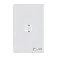 APAGADOR INTELIGENTE DE PARED / MIRATI / WIFI 2.4GHZ / 1 APAGADOR TOUC
