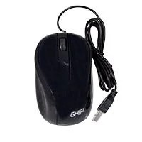 MOUSE GHIA  GMA50N  ALAMBRICO  USB  2 BOTONES  SCROLL  1200 DPI  NEGRO