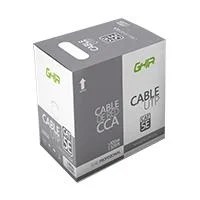 BOBINA DE CABLE UTP CAT5E GHIA CCA AZUL 100M 24 AWG 328FT CERTIFICACIO