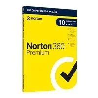 NORTON 360 PREMIUM  TOTAL SECURITY 10 DISPOSITIVOS 1 AÑO (CAJA)