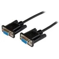 CABLE SERIAL DE 2M NULO DE MODEM SERIAL RS232 DB9 – HEMBRA A HEMBRA –