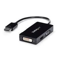 ADAPTADOR DE VIDEO DISPLAYPORT A VGA DVI O HDMI – CONVERTIDOR A/V 3 EN