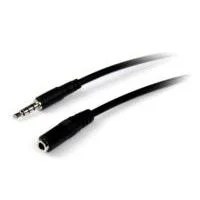 CABLE DE AUDIO DE 2M EXTENSOR DE AUDFONOS Y DIADEMA HEADSET MINI-JACK