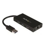 HUB USB 3.0 DE ALUMINIO CON CABLE – CONCENTRADOR DE 3 PUERTOS USB CON