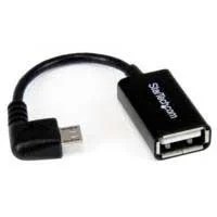 CABLE ADAPTADOR MICRO USB A USB OTG ACODADO A LA DERECHA DE 12CM – MAC