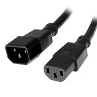 CABLE DE CORRIENTE DE 1.8M DE EXTENSION – C14 A C13 – 14 AWG – 15A 125