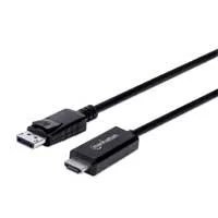 CABLE DISPLAYPORT,MANHATTAN,153201, – HDMI M-M 4K 1.8M