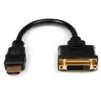 CABLE ADAPTADOR DE 20CM HDMI A DVI – DVI-D HEMBRA – HDMI MACHO – CABLE
