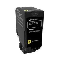TONER LASER LEXMARK COLOR AMARILLO ALTO RENDIMIENTO,NP 74C4HY0, HASTA