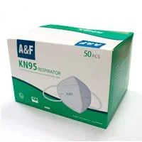 CUBRE BOCAS KN95 BLANCO CON 50 PZAS, 5 PAQUETES CON 10 PZAS C/U