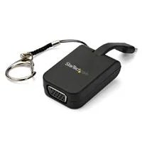 ADAPTADOR DE VIDEO EXTERNO USB-C A VGA CON LLAVERO DE ENGANCHE RAPIDO