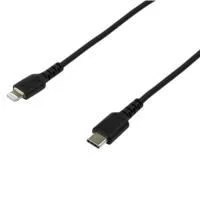 CABLE DE CARGA DE 2M USB-C A LIGHTNING – COLOR NEGRO – CABLE USB DE CA